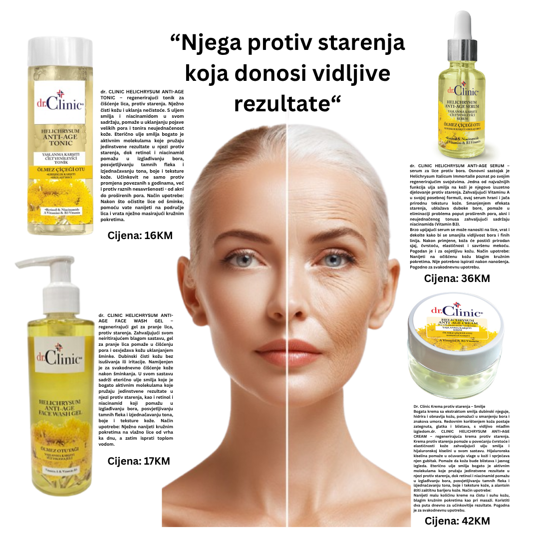 dr. CLINIC HELICHRYSUM ANTI-AGE FACE WASH GEL