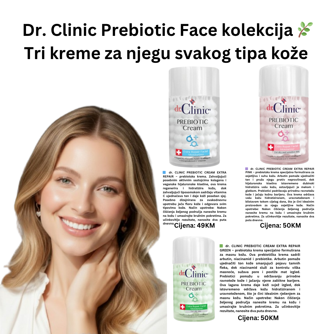 dr. CLINIC PREBIOTIC CREAM EXTRA REPAIR GREEN